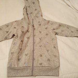 NWOT Sparkly Heart jacket